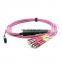 OM4 100G MPO MTP Fiber Optic Patch cord 8/12 fibers
