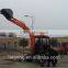 china mini wheel loader with front end loader and backhoe