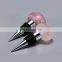 High Productivity Personalized Wedding Stone Metal Custom Crystal Bottle Wine Stopper Christmas