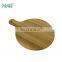 Eco-friendly Cheap Acacia Round Pizza Serving Chopping Board Cutting block with Handle