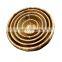 Acacia Wood Salad Bowls Set of 4 Individual Large Wood Bowl for Fruits Salads and Decoration