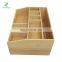 Multifunctional Bamboo Wood Desk Organizer with Drawer Desktop File Organizer with Pen Holder Wood Desk Organizers