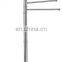 HTR-20001 towel rack free standing metal towel rack with 2 bars