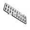 1pcs Stainless Steel Car Footrest Pedal Pads for Kia Sportage SL R Sportage3 2011 2012 2013 2014 2015 Car Accessories