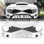 Matte Black Hawke Front Grille Grill for 2007-2017 Jeep Wrangler JK JkU Rubicon Sahara Sport