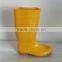 yellow PVC Boots / pvc rain boots /pvc safety rain boots with men