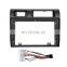 Car GPS Frame Android Large Screen Radio DVD Console Stereo Modified Decorative Panel Kit Frame With Power Cable