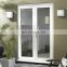 Interior noiseless insulated hurricane aluminium double glazed hinged door and casement door for house