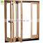 Modern sliding fiberglass frame black aluminum profile entrance folding glass patio doors