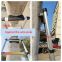 Stainless Steel Single Telescopic Ladder with Anti slip Cushion
