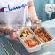 New Reusable 2022 Compartment Eco Friendly BPA Free Wholesale Food Tiffin Plastic Bento Lunch Box Kids