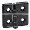 High and low voltage electric cabinet hinge