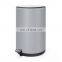 Kitchen 10 L Recycle Stainless Steel  Material Soft Closing Pedal Waste Dustbin