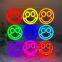Smiley Face Led Neon Sign Happy Vintage Neon Sign Colorful Wall Art Smile Face Wall Light Decor Handmade Neon Sign