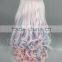 High Quality 70cm Long Wave Beautiful Lolita Wig Color Mixed Synthetic Anime Cosplay Hair Wig Party Wig