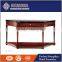 public area furniture / hotel lobby furniture modern/French Marble top golden leaf console table JD-XG-016