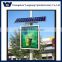 solar panel advertisement light box light box sign, solar lighted address signs