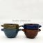 China factory Cheap wholesale daily use ceramic bowl with two handles