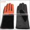 Ladies genuine winter leather hand gloves industrial leather hand gloves