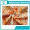 sunflower print short pile plush fabric for bed sheet