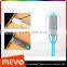 New designed custom flat data cable charger metal usb line