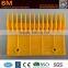 FT YS013B578 Escalator Comb Plate 125x90mm Yellow Plastic