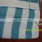 100% cotton material striped custom towel, yarn dyed jacquard towel with hanger