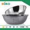 stainless steel fruit bowl with mirror polishing