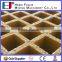 High Strength 38x38mm Mesh Light Weight Gritted Cover Fiberglass Grating For Footbridge