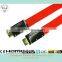 V2.0 Metal shell Flat HDMI Cable with Ethernet support 3D and 4k