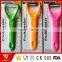 Stainless Steel Colorful Fruit Peeler with Plastic Handle Peeler