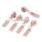 2015 XLY No.5 shiny golden teeth auto lock close end metal zipper