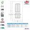 JHK-S01 Popular New Model Deep Groove Best Used Interior Door White Primer Door Skin