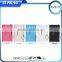 Fashion colorful 5000mah leather wallet power bank