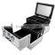 Aluminum Cosmetic Box With Mirror Jewelry Box