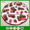 China Supply Round Type Printing Cotton Kitchen Towel With Ties
