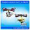 Fashionable satin ribbon badge ,wholesale cheap satin ribbon badge
