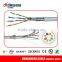 Fulke Test 0.57mm 23AWG 4 Pairs Bare Copper Cat6 SFTP Cable