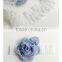 Bulk Denim Flower Rose Headband With Mesh,Jean Fabric Lace Headband For Infant                        
                                                Quality Choice