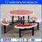 FRP attached shool desk and chairs hot sale