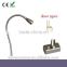 hotel bedroom using adjustable gooseneck led desk lamp with on/off switch (SC-E101A)