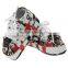 Toddler shoes, baby shoes, children's shoes, red five star graffiti soft bottom factory direct selling new dn033