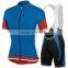 new design contrasted color tight cycling jersey and bib shorts