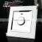 Hot Selling Wallpad White Waterproof Acrylic Glass 110~250V EU UK Electric Soft Touch Time Delay Wall Light Switches
