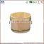 natural wholesale wooden ice barrel bucket wooden planter
