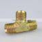 BSP NPT Hydraulic Fittings Iron horizontal female Tee
