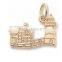 Zinc Alloy 3 Dimensional Charms Cape Neddick Lighthouse Charms And Pendants for Bracelet