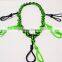 custom spiral 550 paracord hunting duck call lanyard neon green and black
