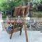 wooden flower pot