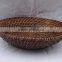 magazine rattan bamboo baskets new style brown colour